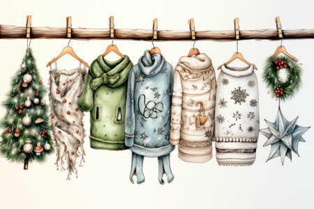 Ugly Christmas Sweaters - Generative AIの素材
