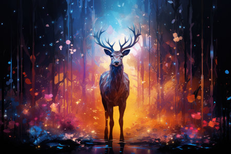 Reindeer - Generative AIの素材