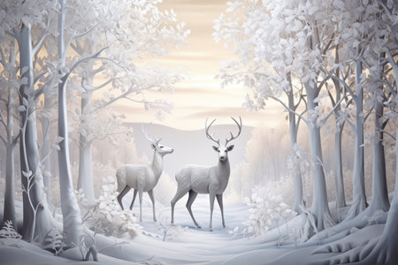 Reindeer - Generative AIの素材