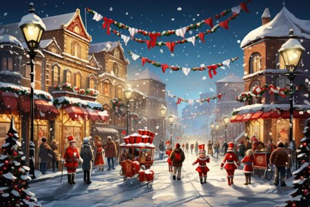 Christmas Parades - Generative AIの素材