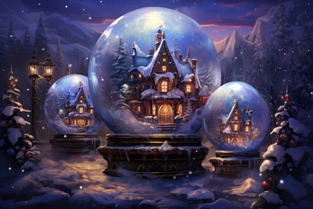 Snow Globes - Generative AIの素材