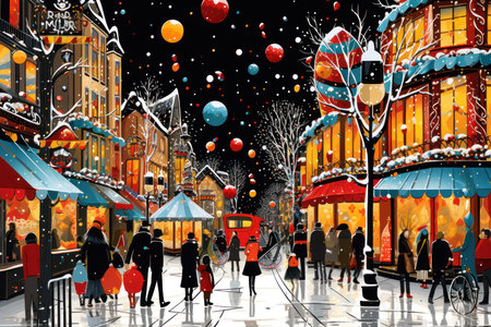 Christmas Parades - Generative AIの素材