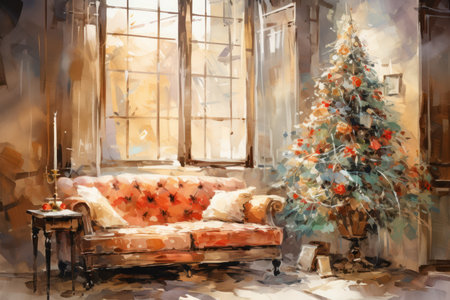 Vintage Christmas Decor - Generative AIの素材