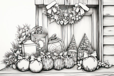 Vintage Christmas Decor - Generative AIの素材