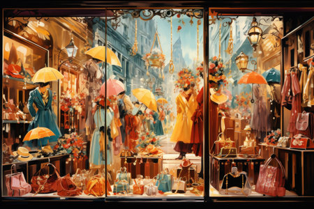 Christmas Window Shopping - Generative AIの素材