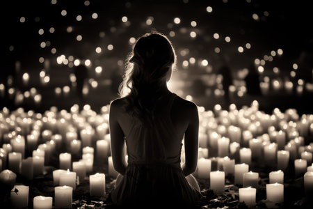 Christmas Eve Candlelight Services - Generative AIの素材