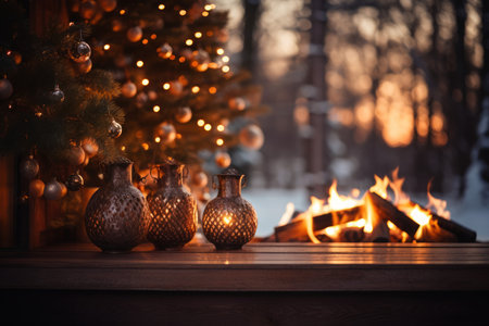 Fireplace Moments - Generative AIの素材