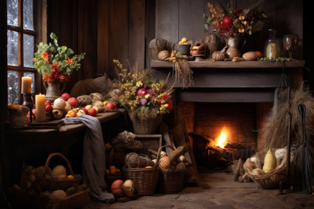 Fireplace Moments - Generative AIの素材