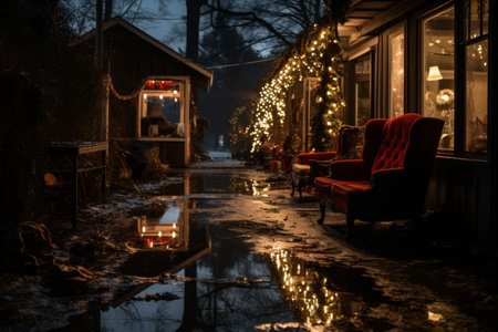 Christmas Eve Reflections - Generative AIの素材