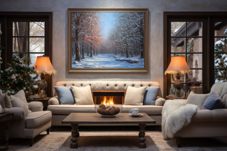 Fireplace Moments - Generative AIの素材