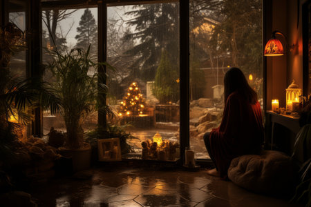 Christmas Eve Reflections - Generative AIの素材