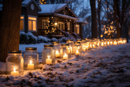 Candlelit Luminaries - Generative AIの素材