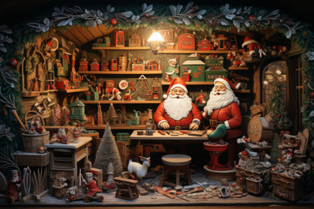 Santa's Workshop (DIY) - Generative AIの素材