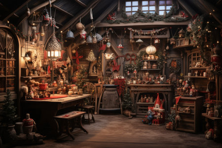Santa's Workshop (DIY) - Generative AIの素材
