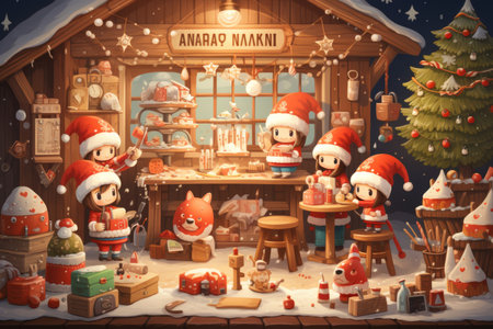 Santa's Workshop (DIY) - Generative AIの素材