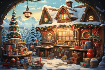 Santa's Workshop (DIY) - Generative AIの素材