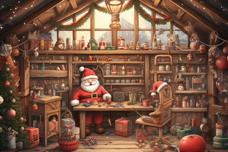 Santa's Workshop (DIY) - Generative AIの素材