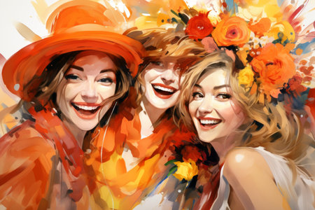 Holiday Selfies - Generative AIの素材