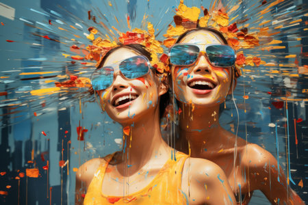 Holiday Selfies - Generative AIの素材