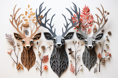 Reindeer Antlers - Generative AIの素材