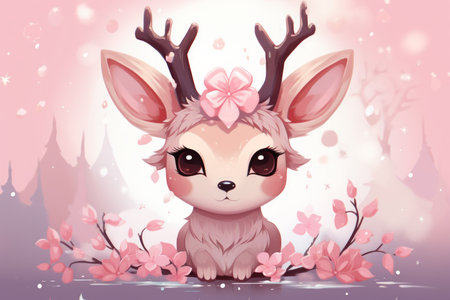 Reindeer Antlers - Generative AIの素材