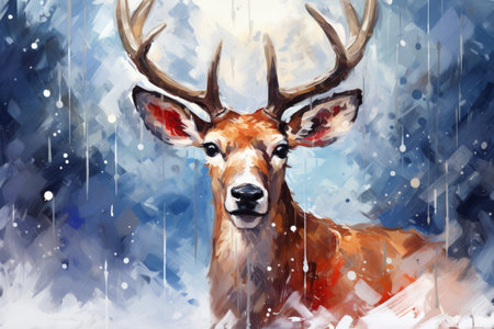 Reindeer Antlers - Generative AIの素材