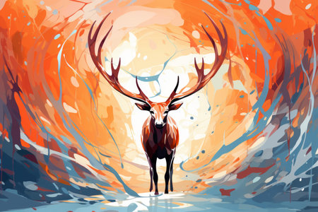 Reindeer Antlers - Generative AIの素材