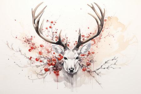 Reindeer Antlers - Generative AIの素材