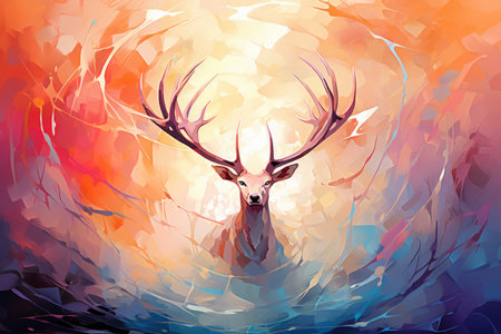 Reindeer Antlers - Generative AIの素材