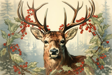 Reindeer Antlers - Generative AIの素材
