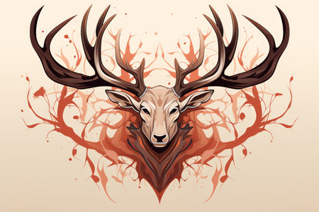 Reindeer Antlers - Generative AIの素材