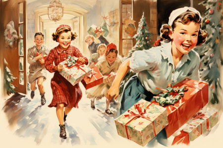 Christmas Morning Surprises - Generative AIの素材