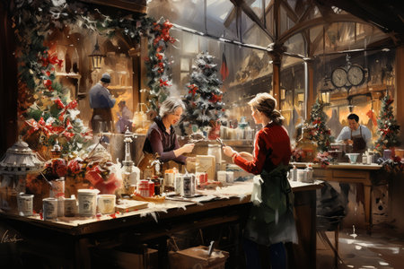 Holiday Bazaar Crafts - Generative AIの素材