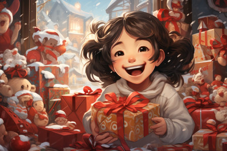 Christmas Morning Surprises - Generative AIの素材