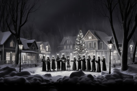 Village Carolers - Generative AIの素材