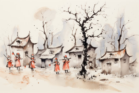 Village Carolers - Generative AIの素材