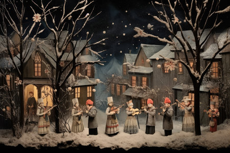 Village Carolers - Generative AIの素材