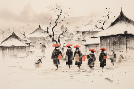 Village Carolers - Generative AIの素材
