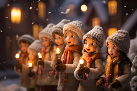 Village Carolers - Generative AIの素材