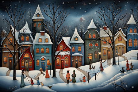 Village Carolers - Generative AIの素材