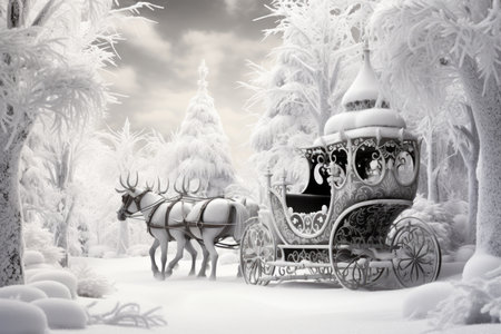 Santa's Sleigh - Generative AIの素材