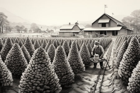 Christmas Tree Farm - Generative AIの素材