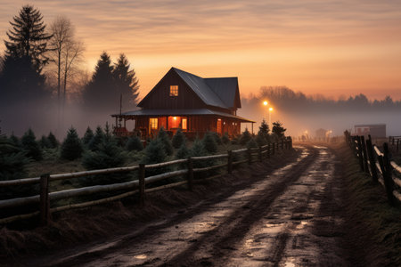 Christmas Tree Farm - Generative AIの素材
