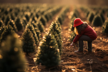 Christmas Tree Farm - Generative AIの素材