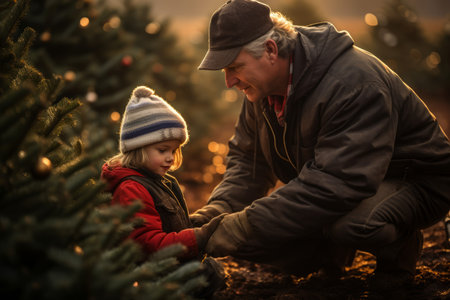 Christmas Tree Farm - Generative AIの素材