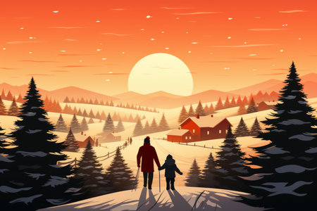 Christmas Tree Farm - Generative AIの素材