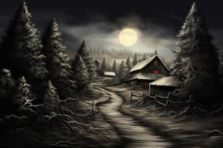 Christmas Tree Farm - Generative AIの素材