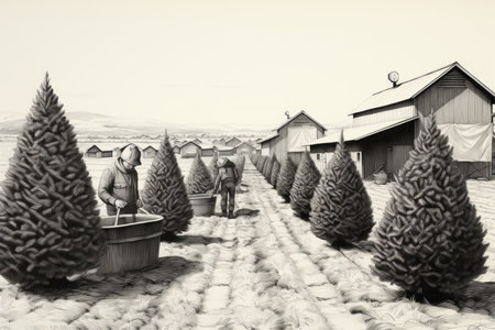 Christmas Tree Farm - Generative AIの素材