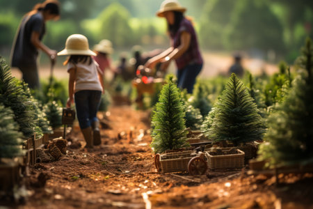Christmas Tree Farm - Generative AIの素材