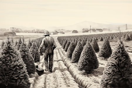 Christmas Tree Farm - Generative AIの素材